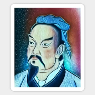 Sun Tzu Portrait | Sun Tzu Artwork 5 Magnet